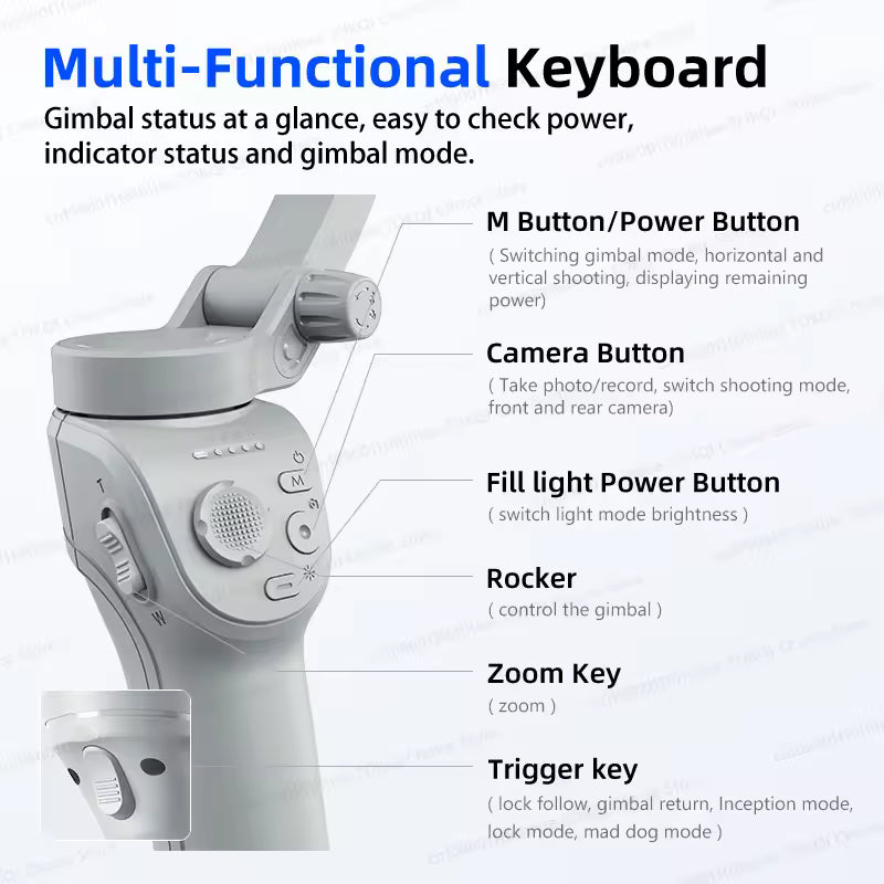 TOKQI-M01 Three-axis Smart Gimbal