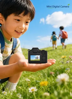 Mini Retro 720P Keychain Camera with 16GB Card — 3