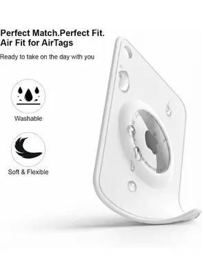 حامل سيليكون لجهاز AirTag بحجم بطاقة محفظة — أربع قطع — 2