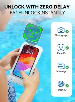 جراب هاتف مقاوم للماء IPX8 — قطعتان — 3