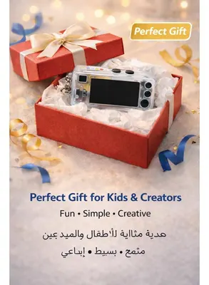 1080P Mini Retro Camera · Transparent — 2