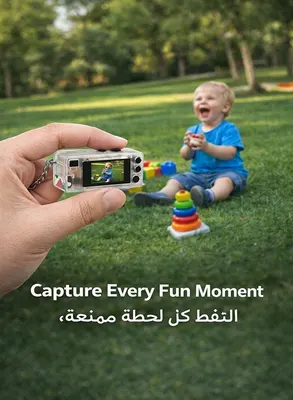 1080P Mini Retro Camera · Transparent — 3