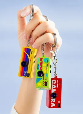 1080P Mini Keychain Camera · Red — 3