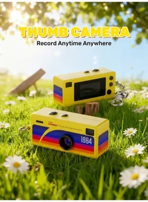 كاميرا صغيرة بتصميم كلاسيكي بدقة 1080P مع بطاقة 32GB — 4