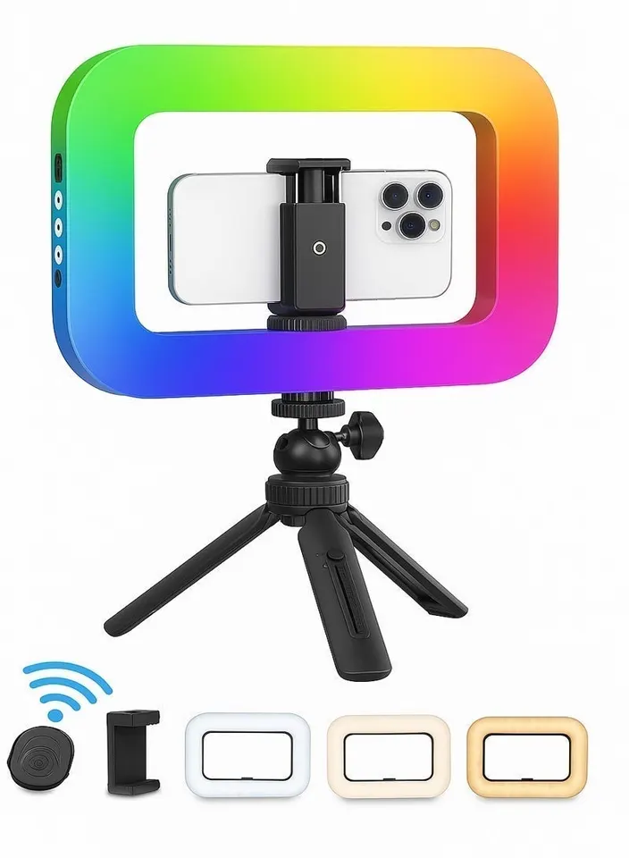 مصباح تصوير RGB بقدرة 20W وبطارية 8000mAh
