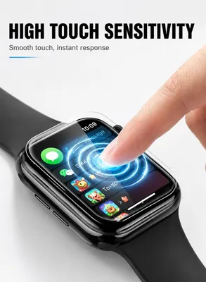 واقي شاشة مرن 46 مم لساعة Apple Watch Series 10/11 — قطعتان — 2