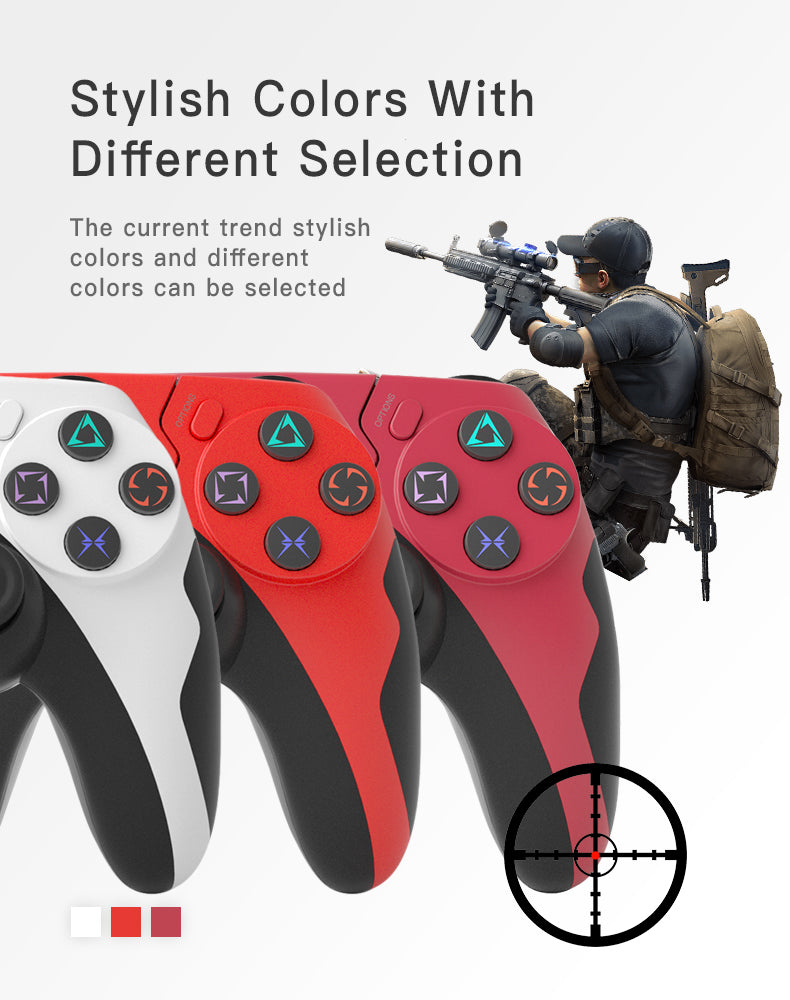 NEYECAM Bluetooth Wireless Controller for PS4 with Turbo Six Axis Audio Jack and Motion Sensor
