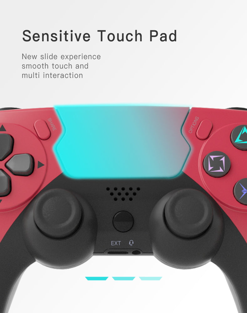 NEYECAM Bluetooth Wireless Controller for PS4 with Turbo Six Axis Audio Jack and Motion Sensor