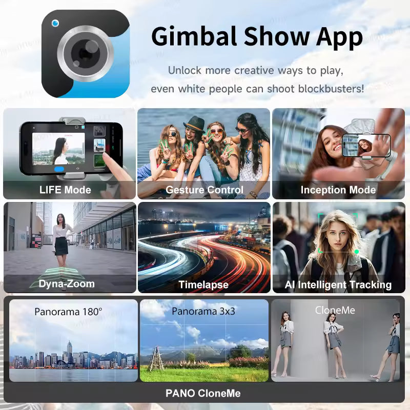 TOKQI-M01 Three-axis Smart Gimbal